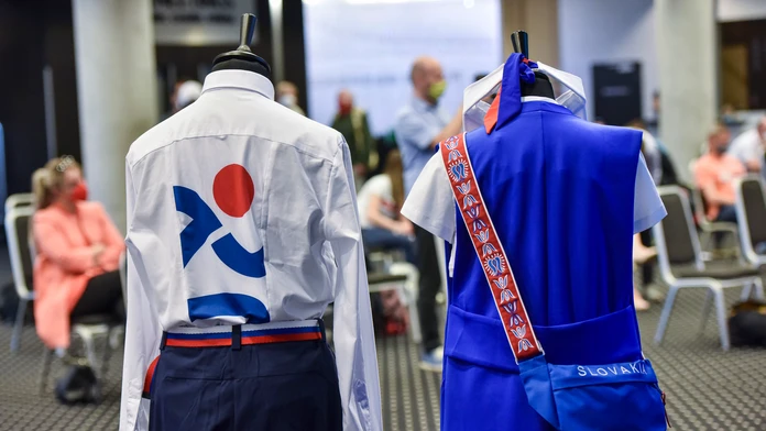 Kolekcia oblečenia slovenskej výpravy na Olympijské hry v Tokiu.