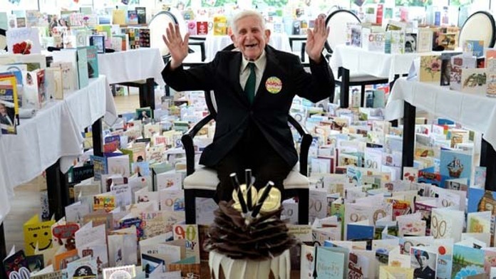 Vojnový veterán Bernard Jordan 