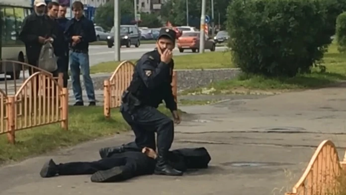Zneškodnený útočník v Rusku.
