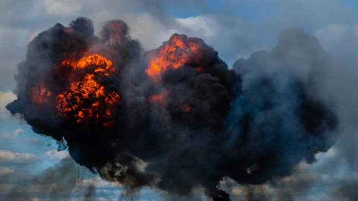 Výbuch (ilustračná fotografia)