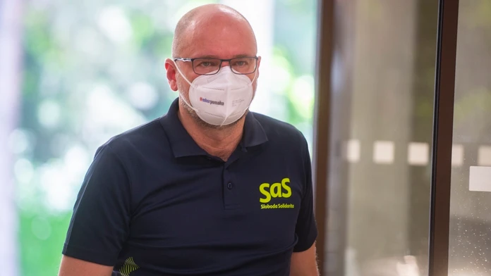 Na snímke predseda SaS Richard Sulík
