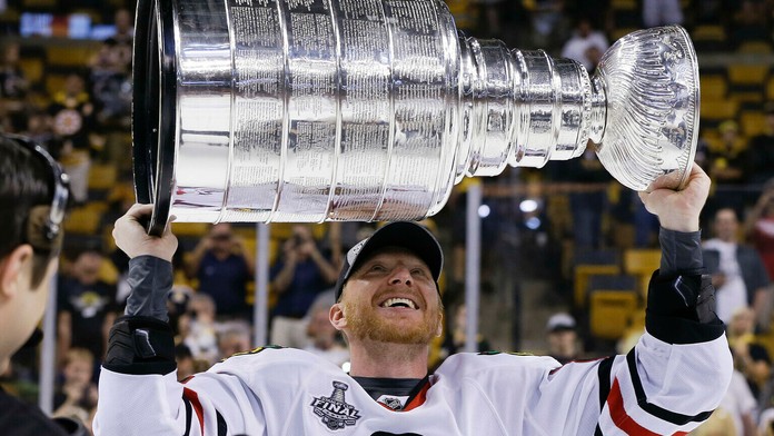 Marián Hossa so Stanley cupom.