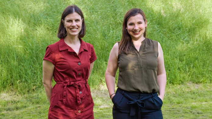 Terézia Miháliková a Patrícia Hirschnerová.