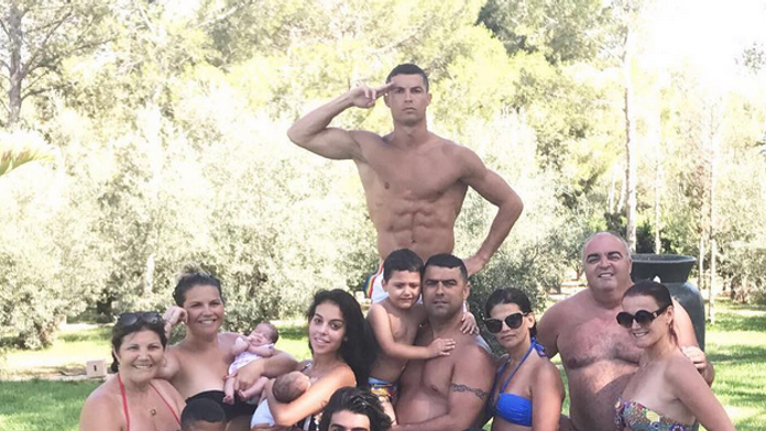 Ronaldova veľká rodina.