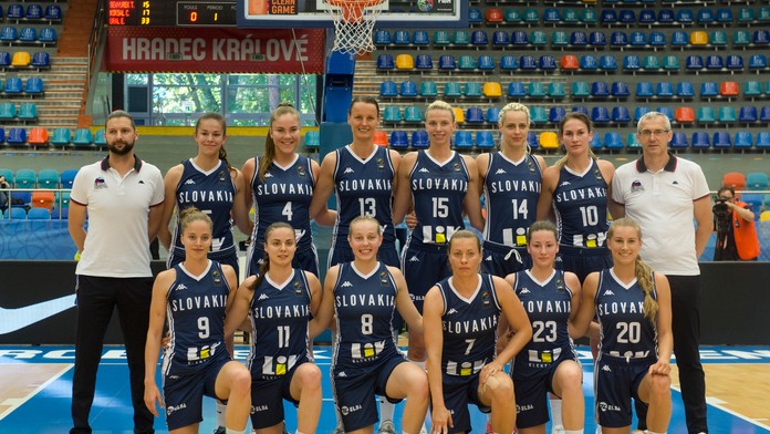 Slovenské reprezentantky na ME 2017 v Česku.