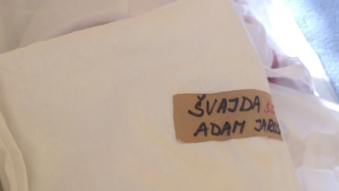 Prvá fotka Adamka. 