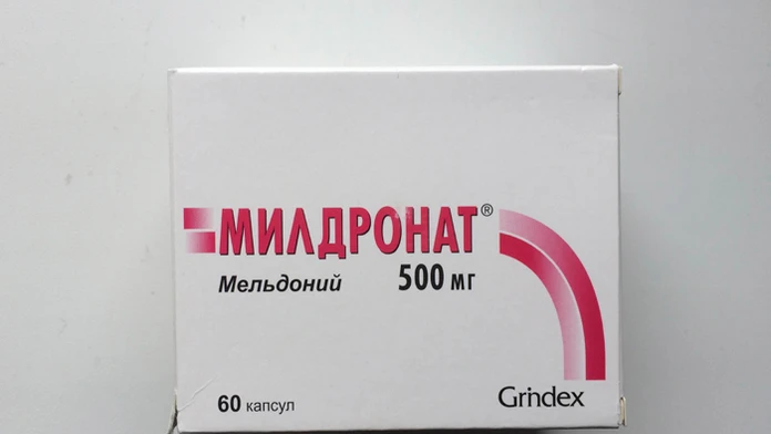 Tabletové balenie lieku Meldonium, známeho aj ako Mildronate v Moskve.