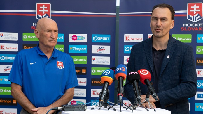 Ramsay so Šatanom oznámili prvú nomináciu Slovenska pred začiatkom prípravy na MS v hokeji
