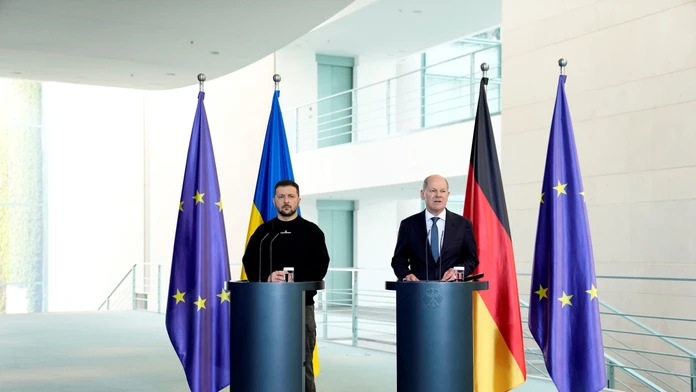 Zelenskyj v Berlíne: Na Rusko nikdy nezaútočíme, oslobodíme iba naše obsadené územia