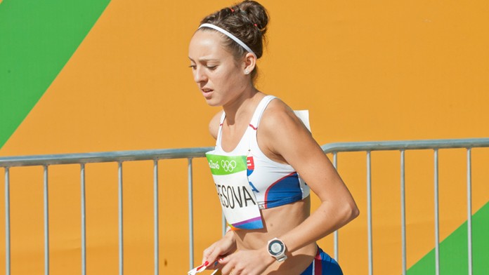 Maratónkyňa Katarína Berešová na olympiáde v Riu.