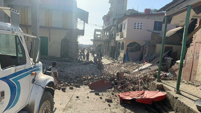 Silné zemetrasenie na Haiti