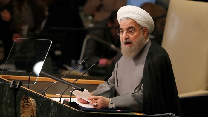 Iránsky prezident Hasan Rúhání.