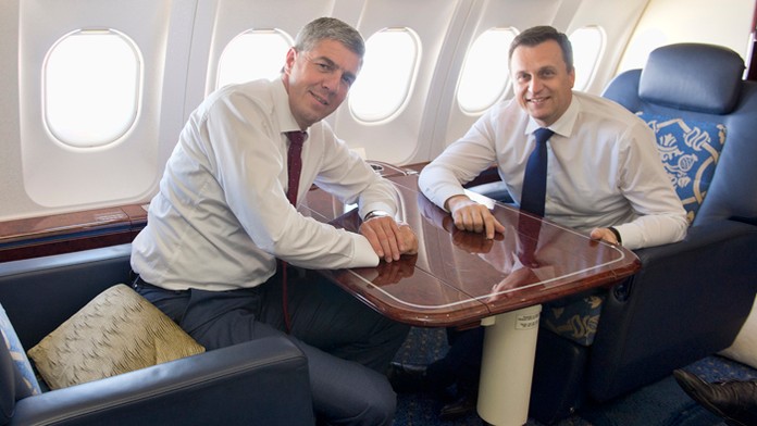 Béla Bugár a Andrej Danko.