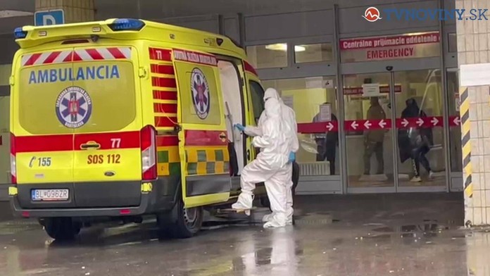 Urgentný príjem v nemocnici v Ružinove.