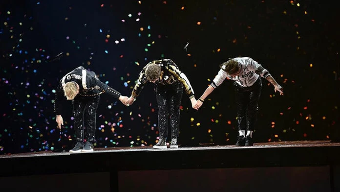 Take That na koncerte v Birminghame