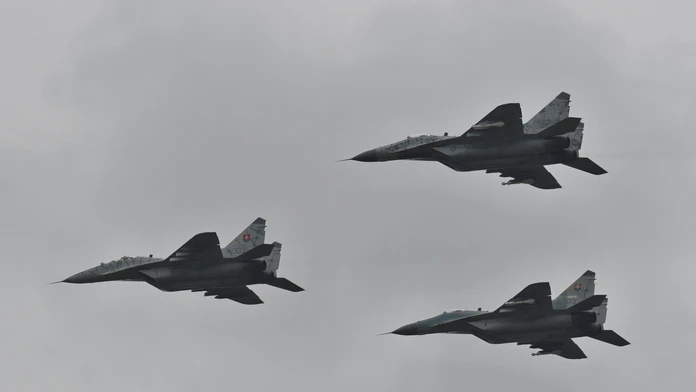Stíhacie lietadlá MiG-29.