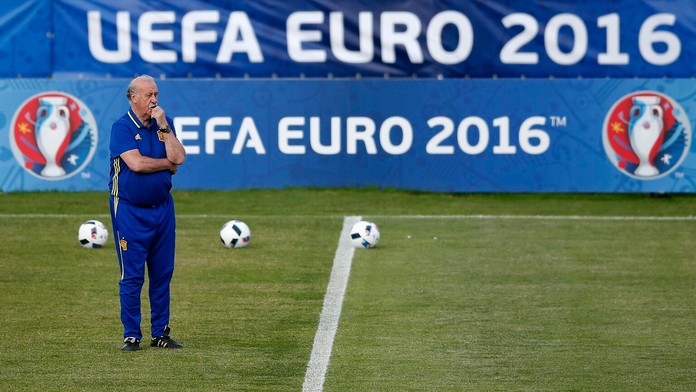 Kouč španielskej reprezentácie Vicente del Bosque.