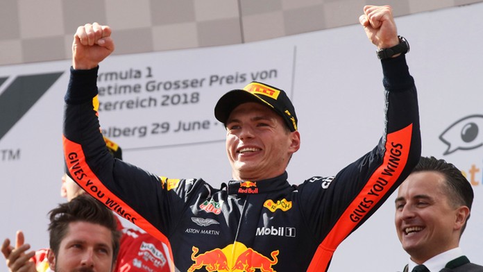 Víťaz VC Rakúska Max Verstappen.