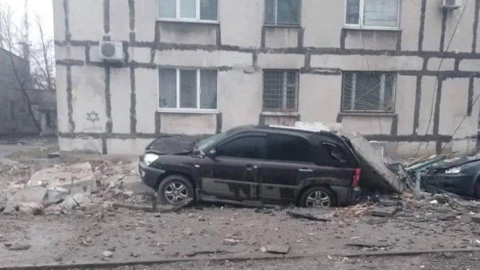 Okupované mesto Cherson.