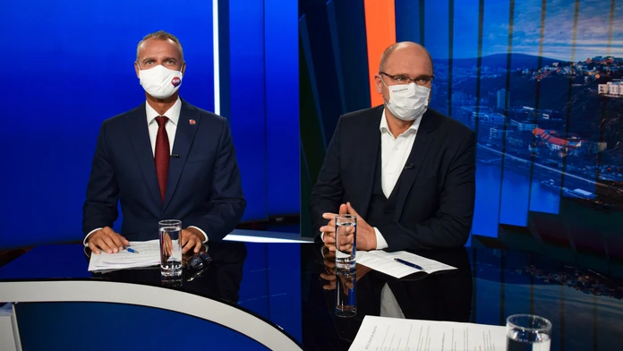 Richard Raši a Richard Sulík v Na telo.