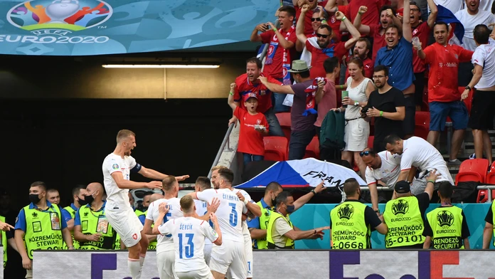Česi sa tešia z gólu proti Holandsku