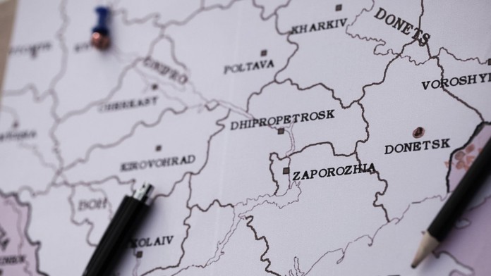Britské ministerstvo obrany zverejnilo mapu, ktorá ukazuje, ako by mohla prebiehať ruská invázia na Ukrajinu