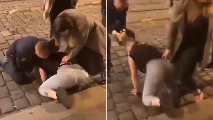 Opitý policajt napadol mladú ženu