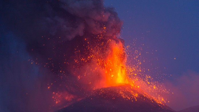 Aktívna sopka Etna