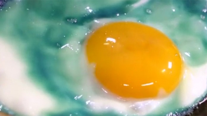 Ako bude vajce modré?