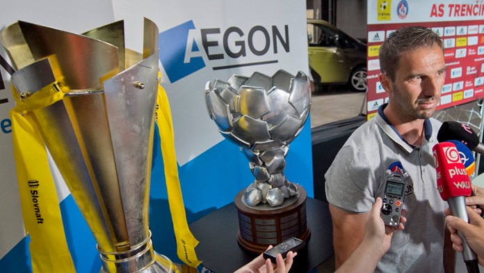 Tréner AS Trenčín Martin Ševela.