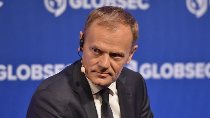 Donald Tusk počas Medzinárodnej bezpečnostnej konferencie GLOBSEC 2017.