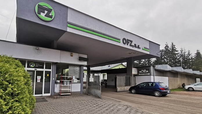 Závod spoločnosti OFZ v Oravskom Podzámku.