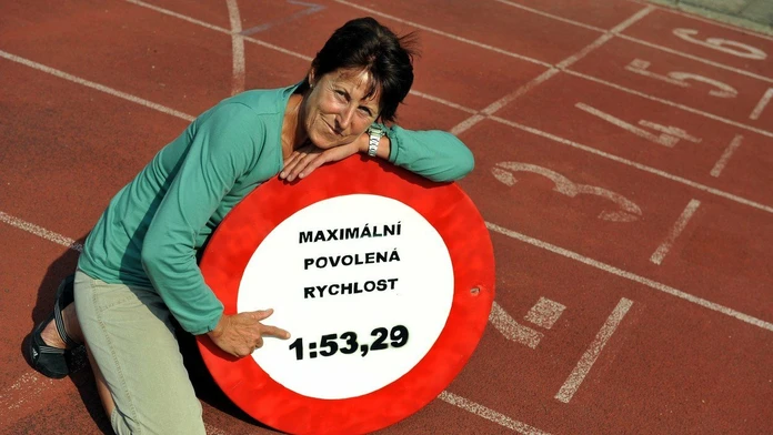 Jarmila Kratochvílová - držiteľka bradatého rekordu v behu na 400 metrov.
