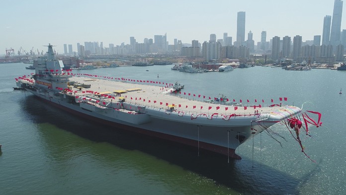 Lietadlová loď má zatiaľ pracovné označenie Typ 001A.