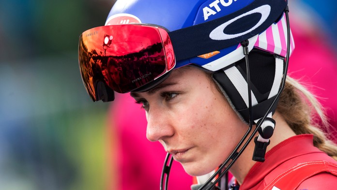 Víťazná Petra Vlhová a Veronika Velez-Zuzulová v cieli v 2. kole Svetového pohára.