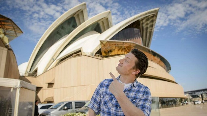 Jamie Oliver pred austrálskou operou