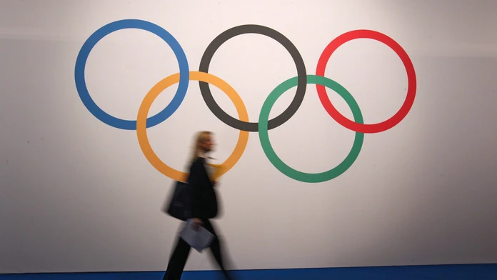 Olympijské kruhy.