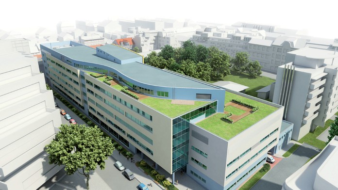 Nova ulica v centre Bratislavy.