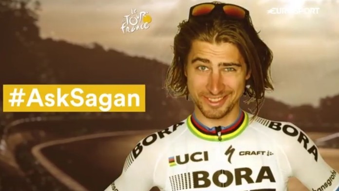 Peter Sagan odpovedá na otázky fanúšikov.