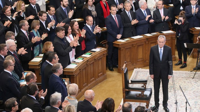 Nový rakúsky prezident Alexander van der Bellen.