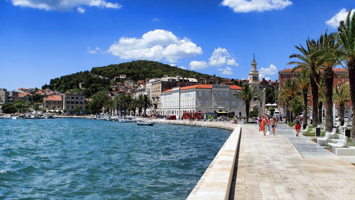 Promenáda v Splite.