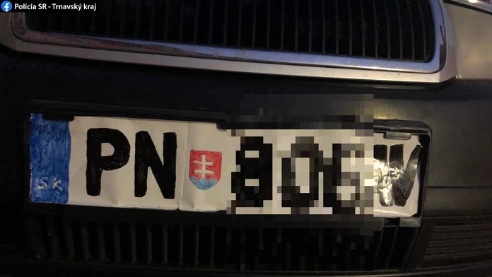 Nakreslené ŠPZ