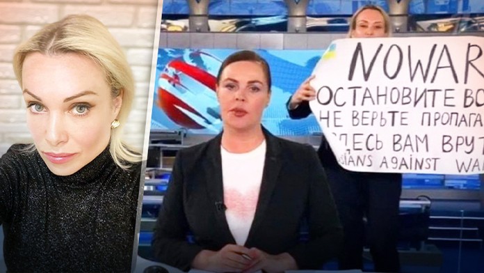 Ruská prokuratúra žiada pre novinárku, ktorá ukázala protivojnový plagát, deväť a pol roka väzenia