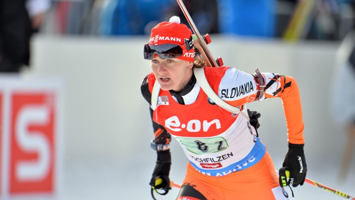Biatlonistka Jana Gereková.