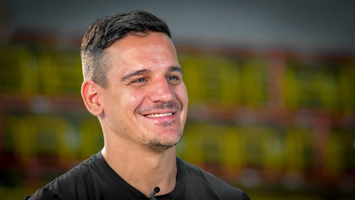 Branko Radivojevič (vľavo) počas rozhovoru.