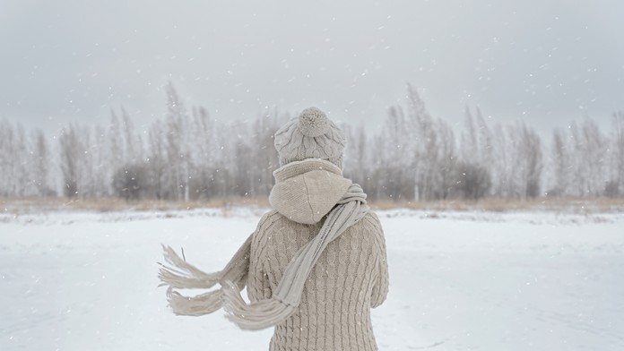 Zima, vietor, sneh, počasie