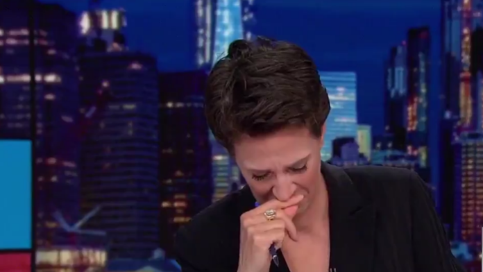 Rachel Maddowová sa rozplakala v priamom prenose