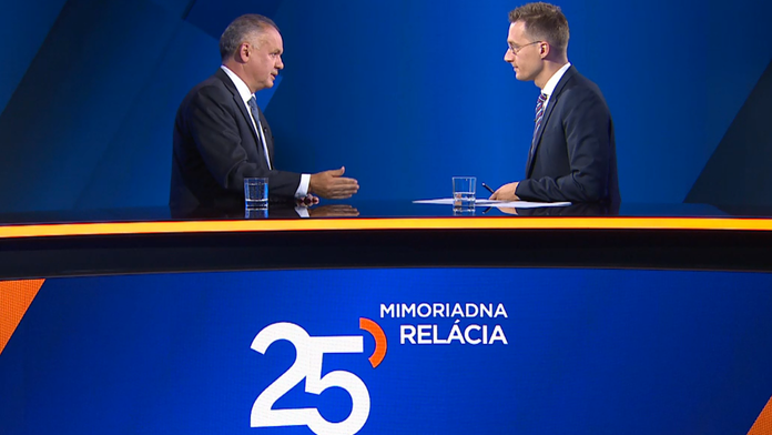 Andrej Kiska a Michal Kovačič