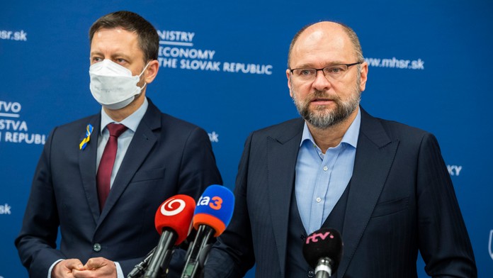 Richard Sulík a Eduard Heger.