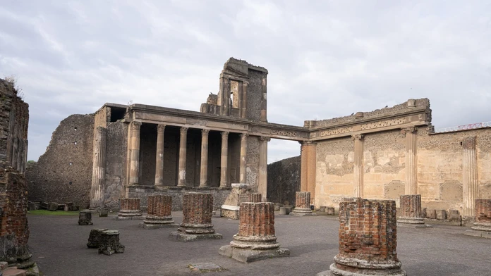 Na snímke talianske Pompeje.